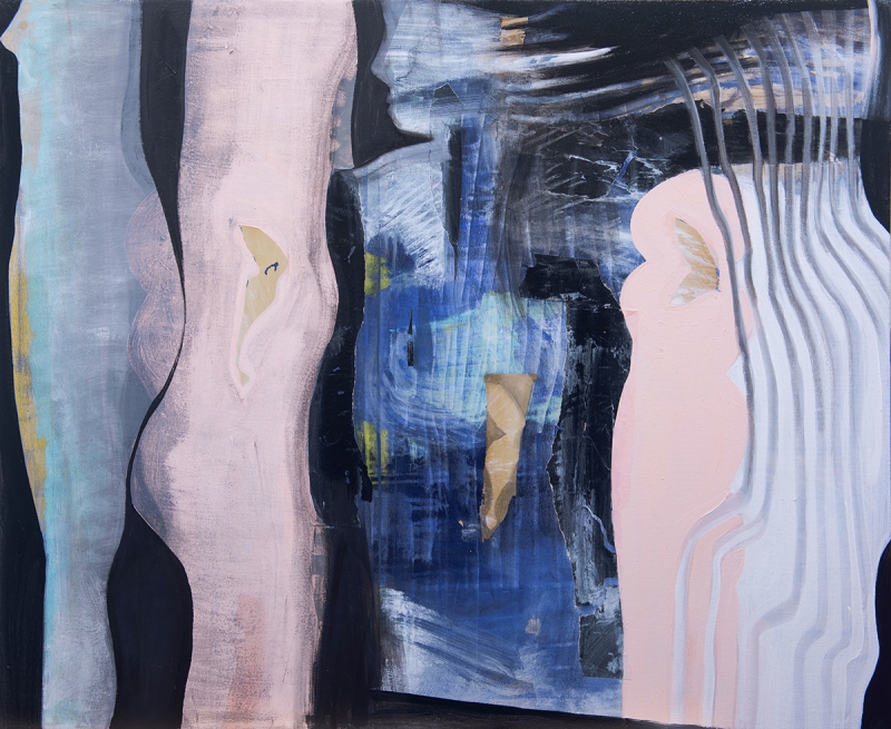 Prussian and Pink by artist Melissa Wen Mitchell